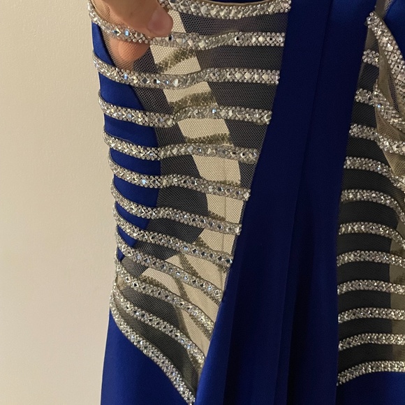 Royal Blue Prom Dress - Picture 7 of 11